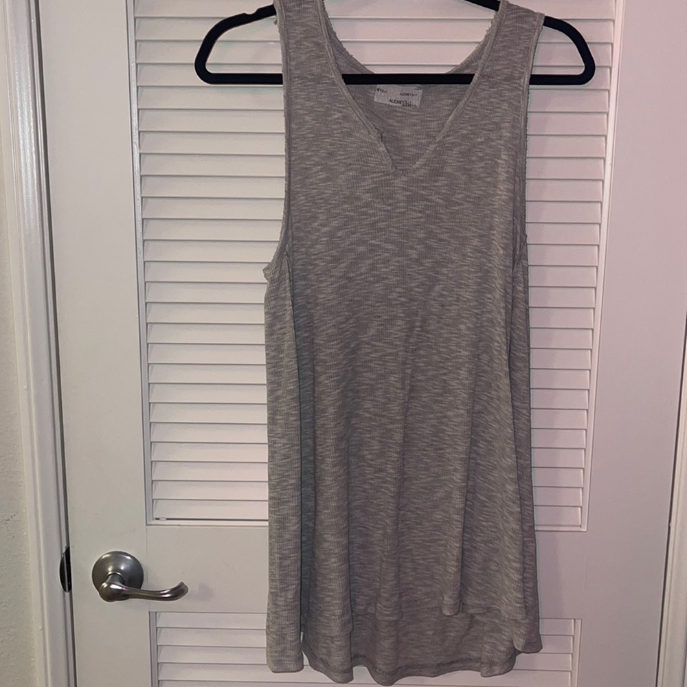 Audrey 3+1 Grey flowy tunic top/dress